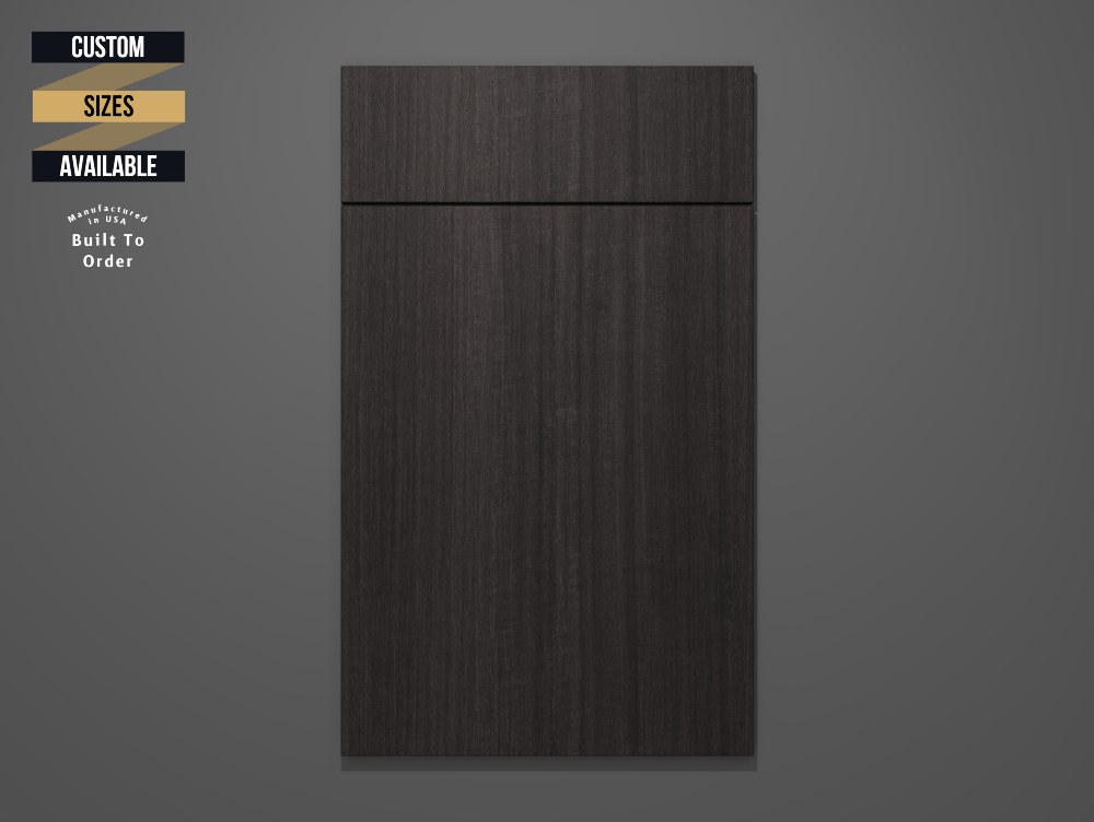 Chestnut Sample Door on Grey Background