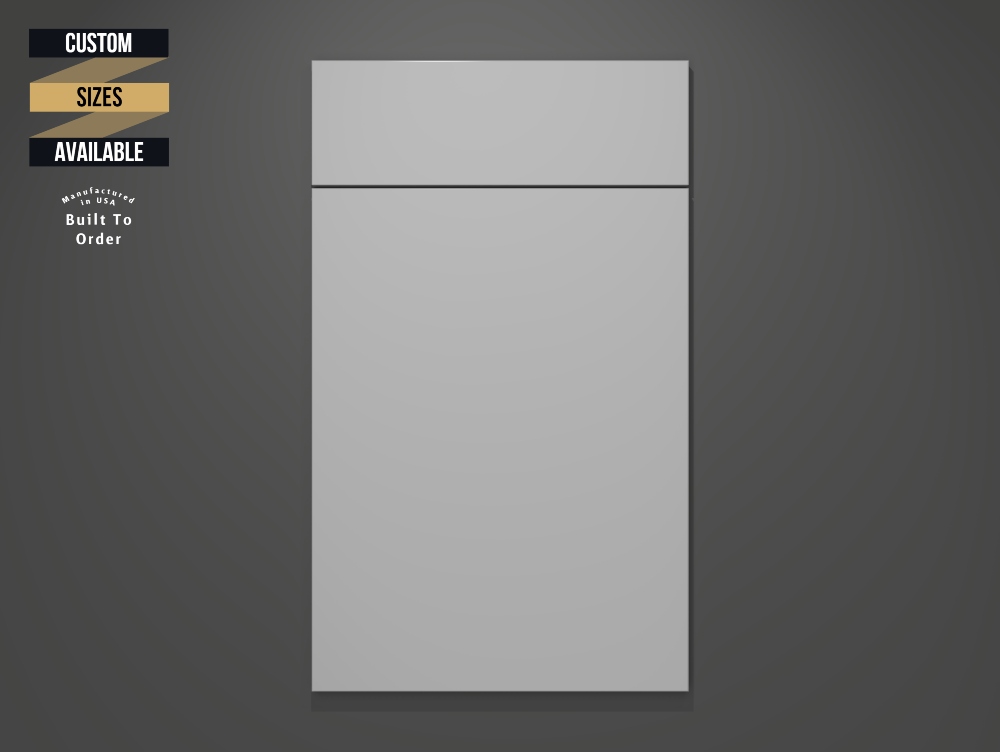 Matt Ash Sample Door on Grey Background